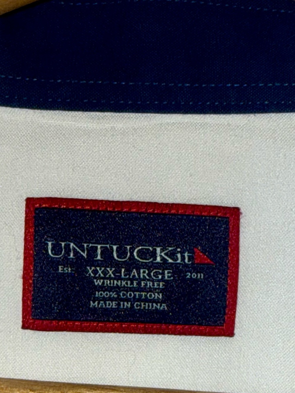New UNTUCKit Wrinkle Free Las Cases shirt Men’s tall reg fit XXXL 3XL white $109 - Picture 5 of 13